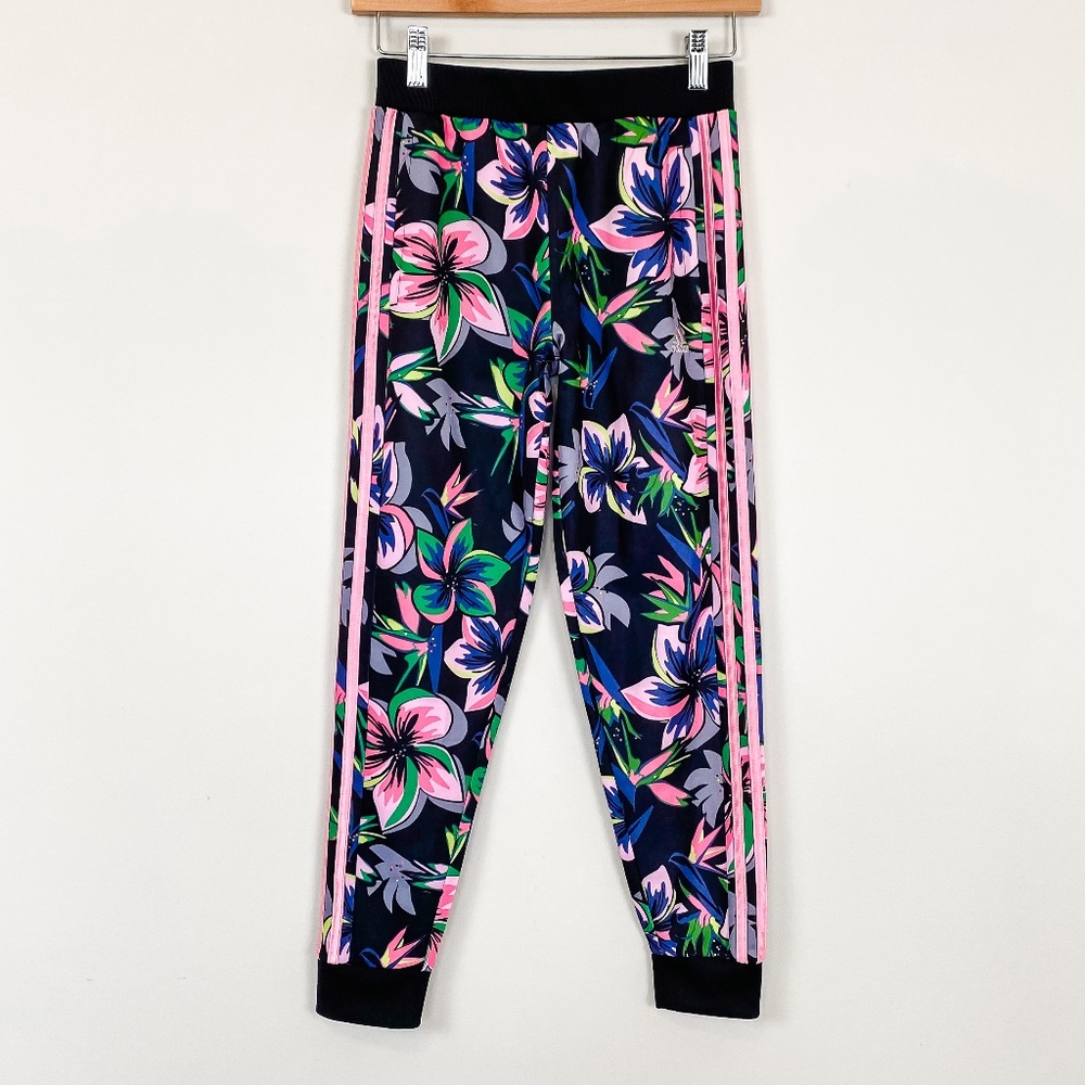 Girls Adidas Printed Tricot Track Pants NEW